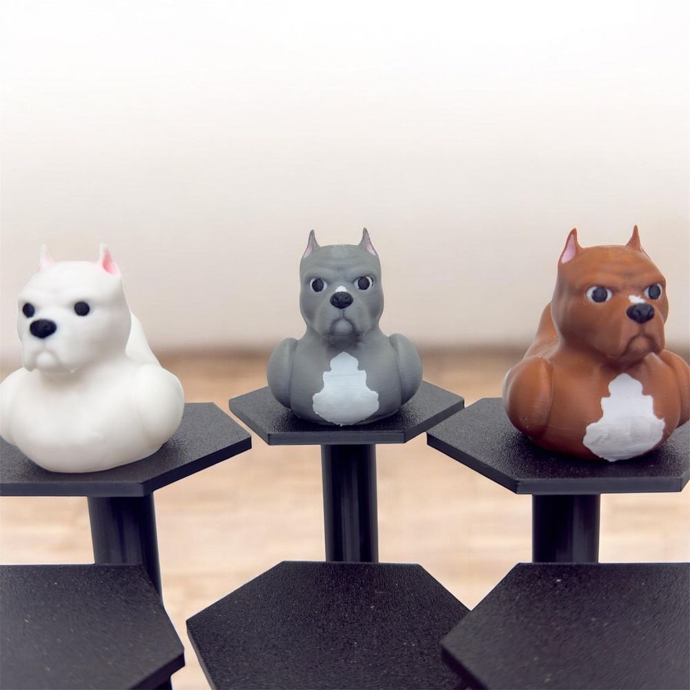 Pitbull Dog Jeep Duck | 3D Printed Pitbull Figure 